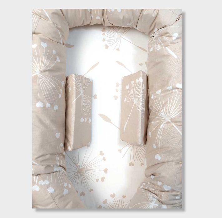 Rainy Бебешко гнездо за новородено Стандарт Бежови глухарчета