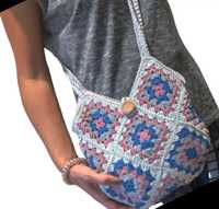 Дамски плетени чанти с модерна визия, ръчно изработени,