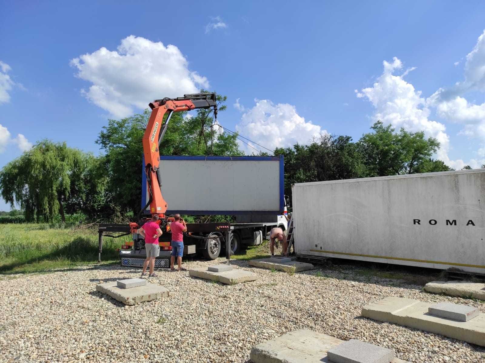 Inchiriere automacara - transport cu camion cu macara