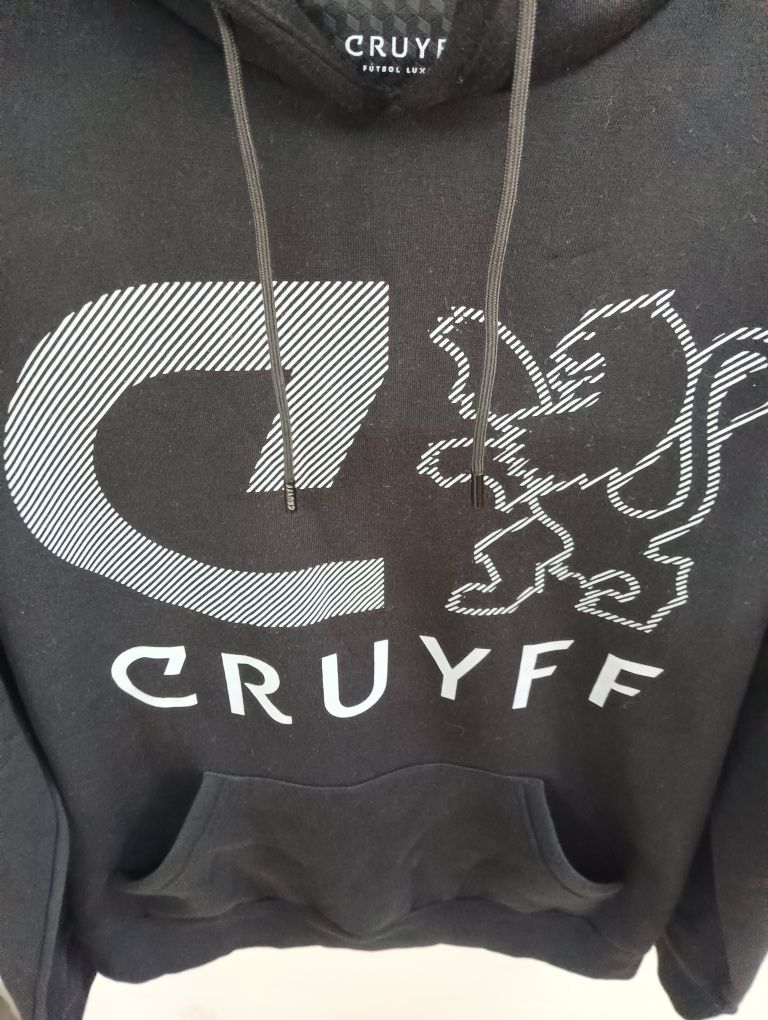 Оригинален суичър Cruyff Diagonal L , XL с качулка нов мъжки горнище