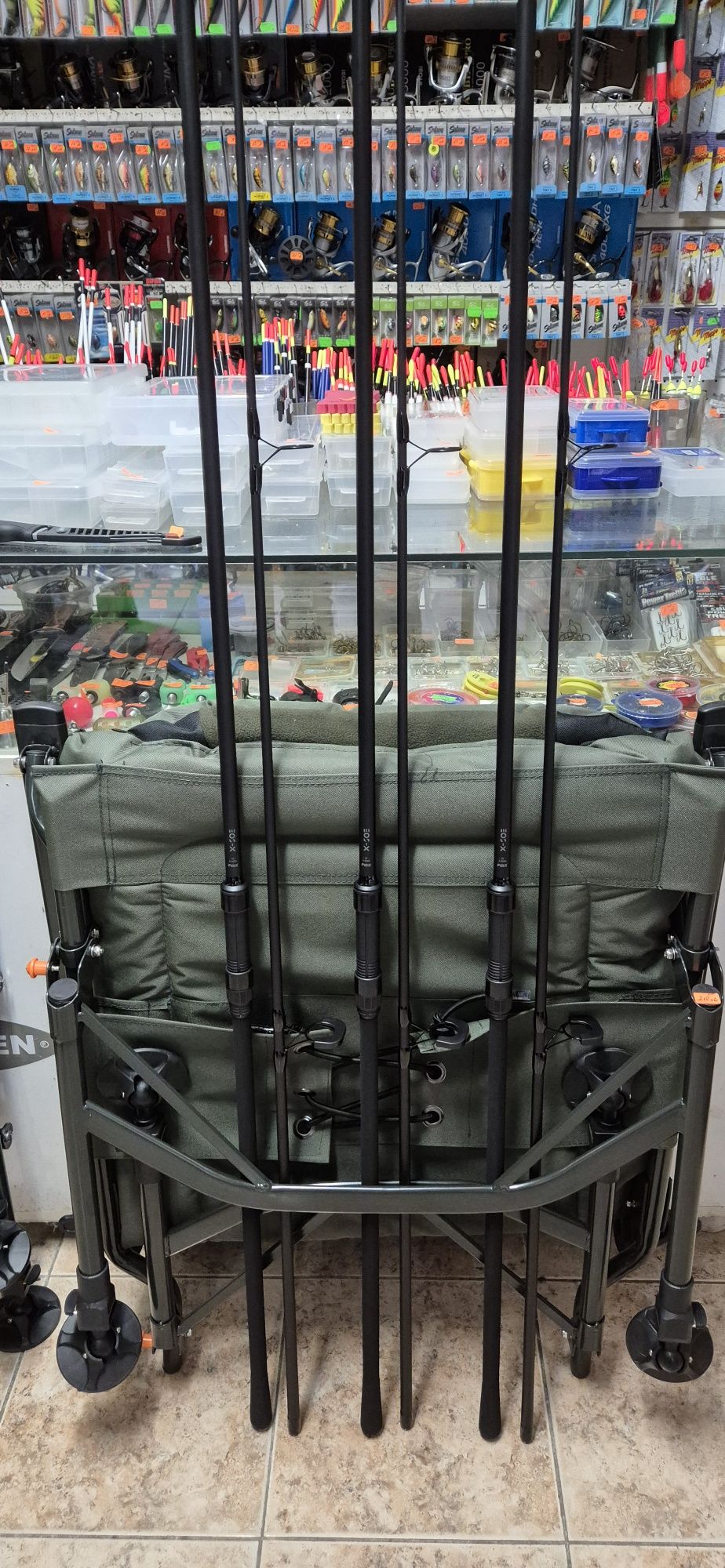 ПРОМО! Шаранджийски пръчки FOX EOS-X 12ft./3.65м./, 3.0lb.