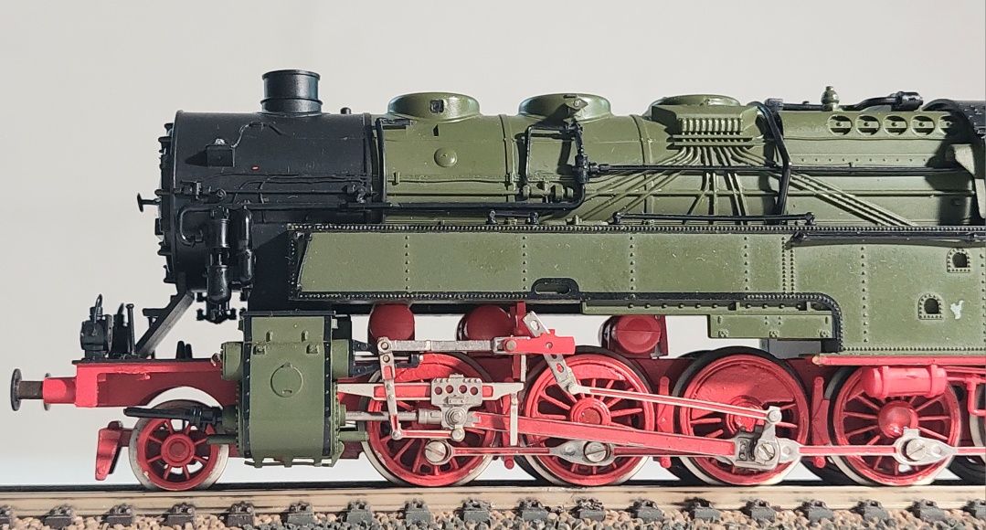 Liliput locomotiva cu aburi DRG BR95 epoca 2, tren electric H0