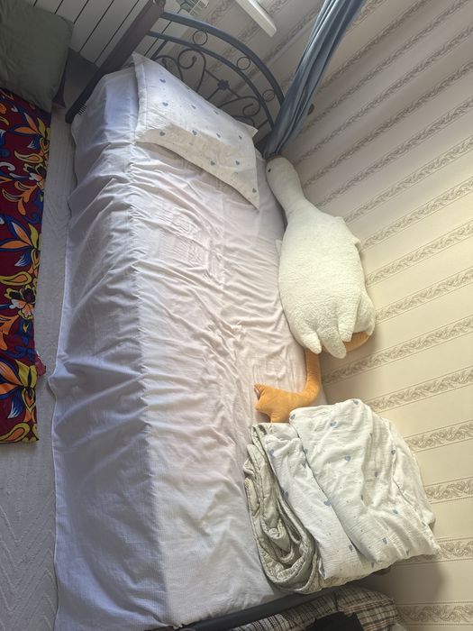 Кроват спальный железный