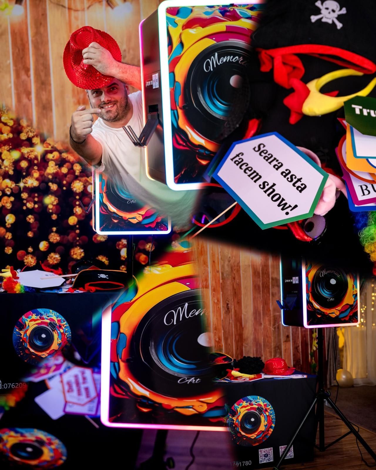 Cabina Foto/Photobooth  Memories Art – Distracție Instantanee & Aminti