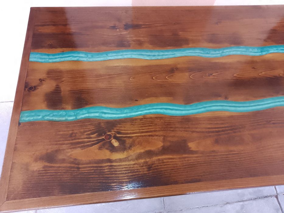 Masa de lemn cu rășină Epoxidica
