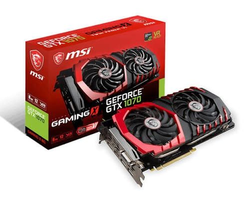MSI GTX 1070 8гб видеокарта