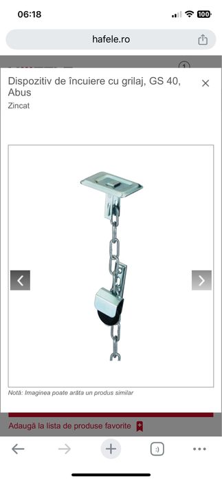 ABUS dispozitiv de incuiere  GS40