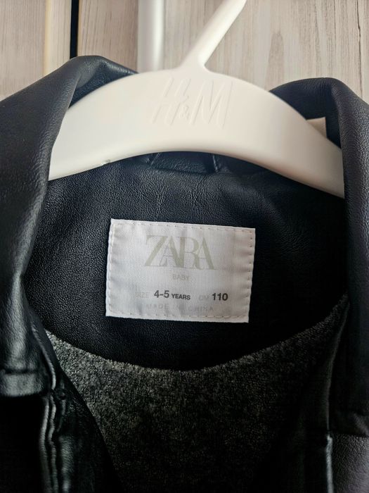 Geaca biker Zara fete 110 cm 4-5 ani