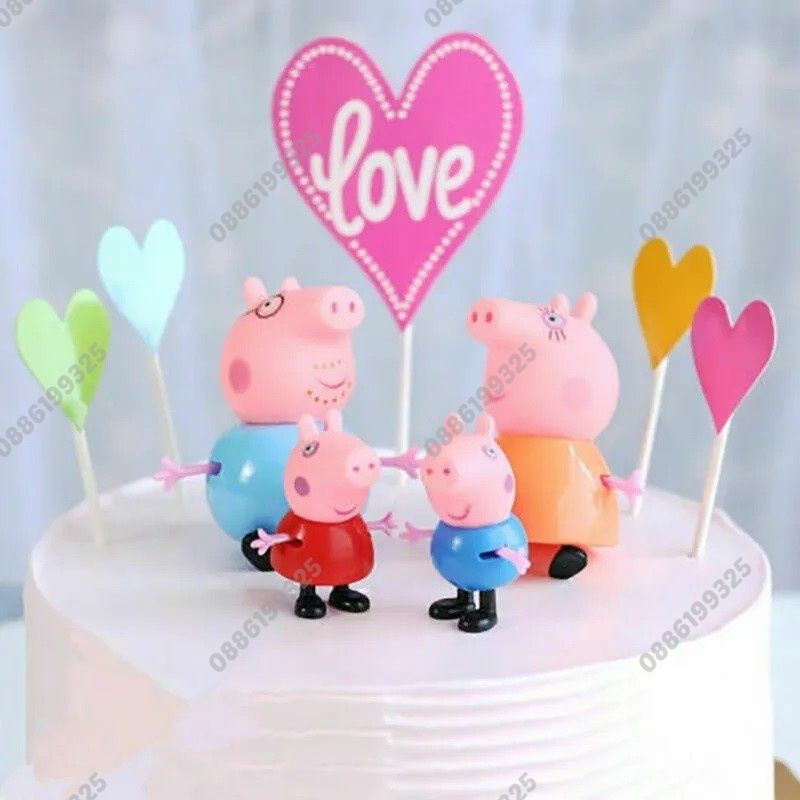 Голям комплект фигурки Пепа Пиг, Всички герои Peppa Pig фигурки