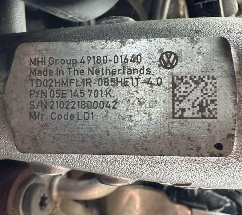 Turbo 1.5 TSI Audi / VW / Skoda / Seat : 05E145701K / 05E145701E