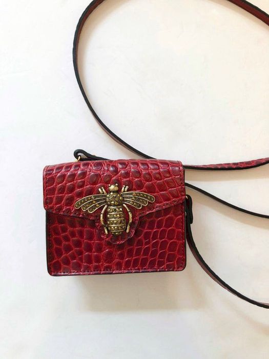 малка кожена чанта Мusette