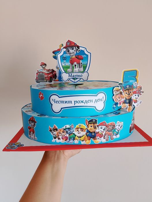 Картонена торта 1,2 лв