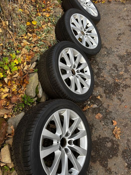 Jante BMW originale R18 cu anvelope de iarnă Hankook 245/45/R18