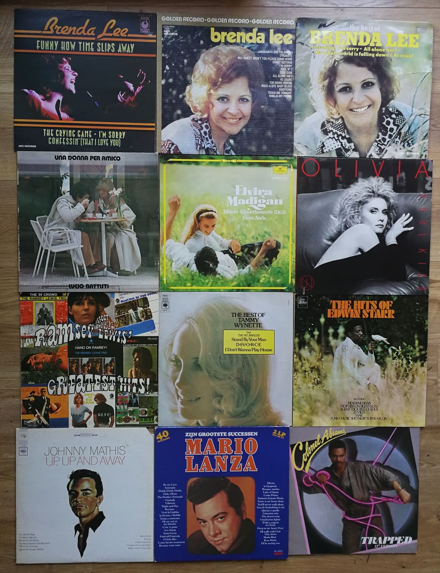 Elvis Presley Dionne Warwick Tom Jones Brenda Lee Earl Grant vinil