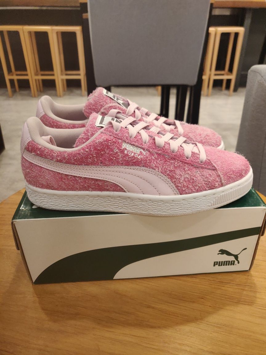 Puma Suede Elemental Lilac Snow номера 37 и 37 1/2