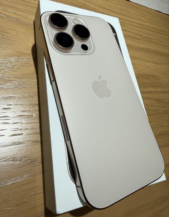 Apple iPhone 16 Pro 128GB Dessert Titanium, Battery Life 99%