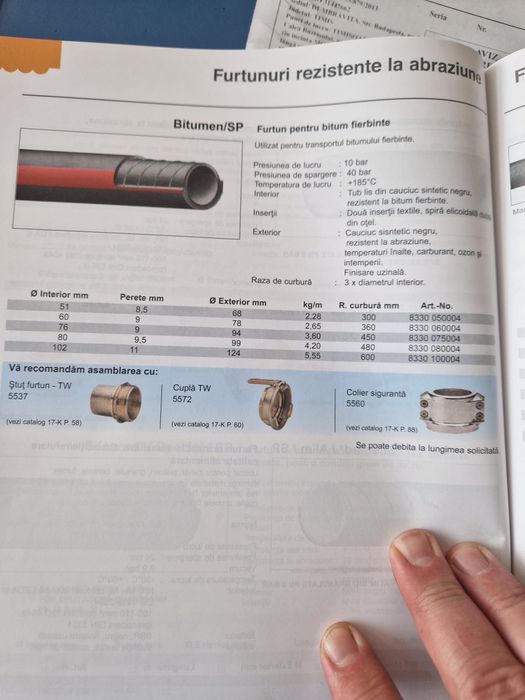 Furtun Thor gros si rezistent 1M, 80mm grosime