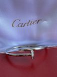Brățară Cartier Cui 16 aur alb cu diamante