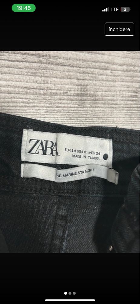 Pantaloni evazati Zara