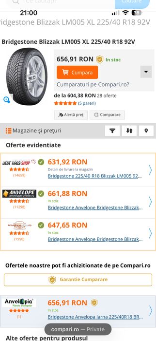 Anvelope iarna 225.40.18’ Brodgestone 2024