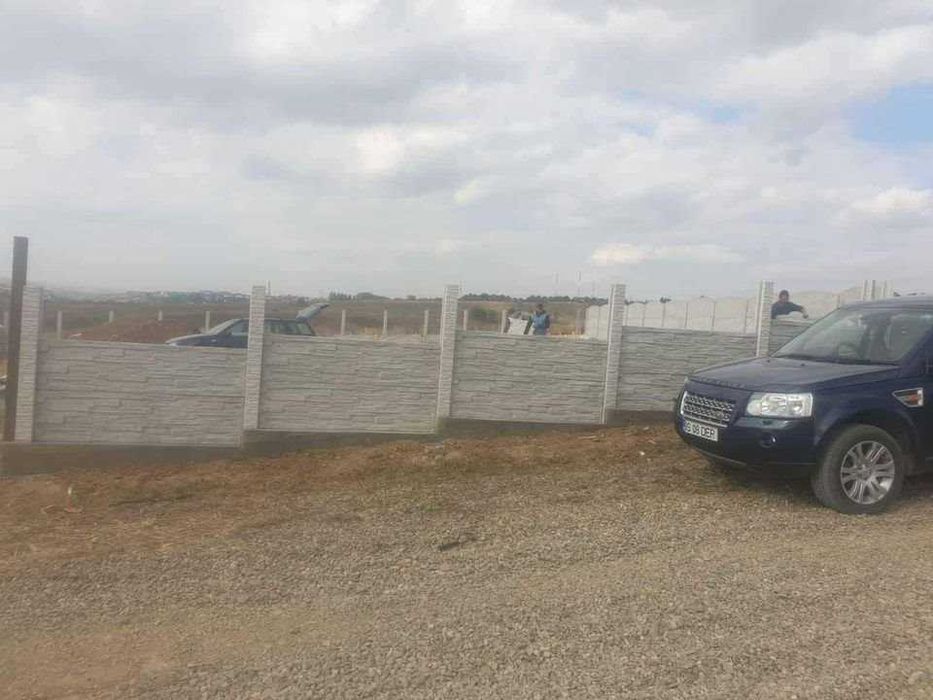 Garduri din placi de beton, sipca metalica, jaluzele, tabla