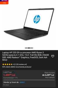 Vând laptop HP225 g9