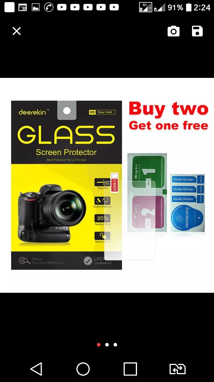 Продам защитное стекло на дисплей фотоаппарата.