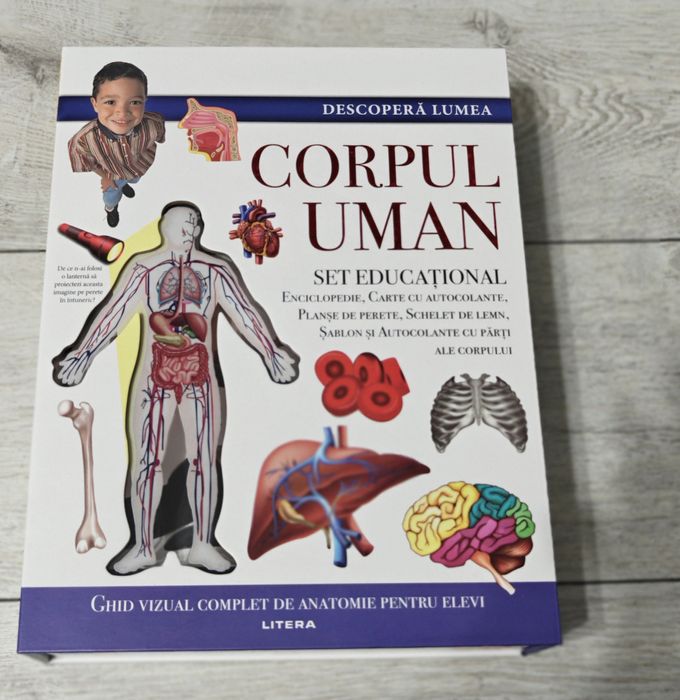Corpul uman. Set educațional. Preț 90 lei