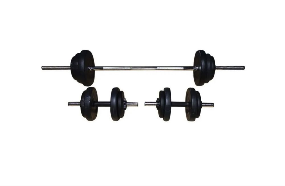 Gantere si haltera 36 kg total