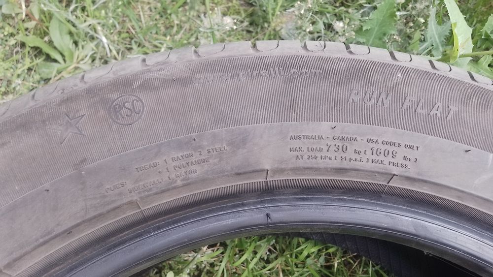 Продавам гуми Pirelli Cinturato P7 225/55 R17 Run Flat