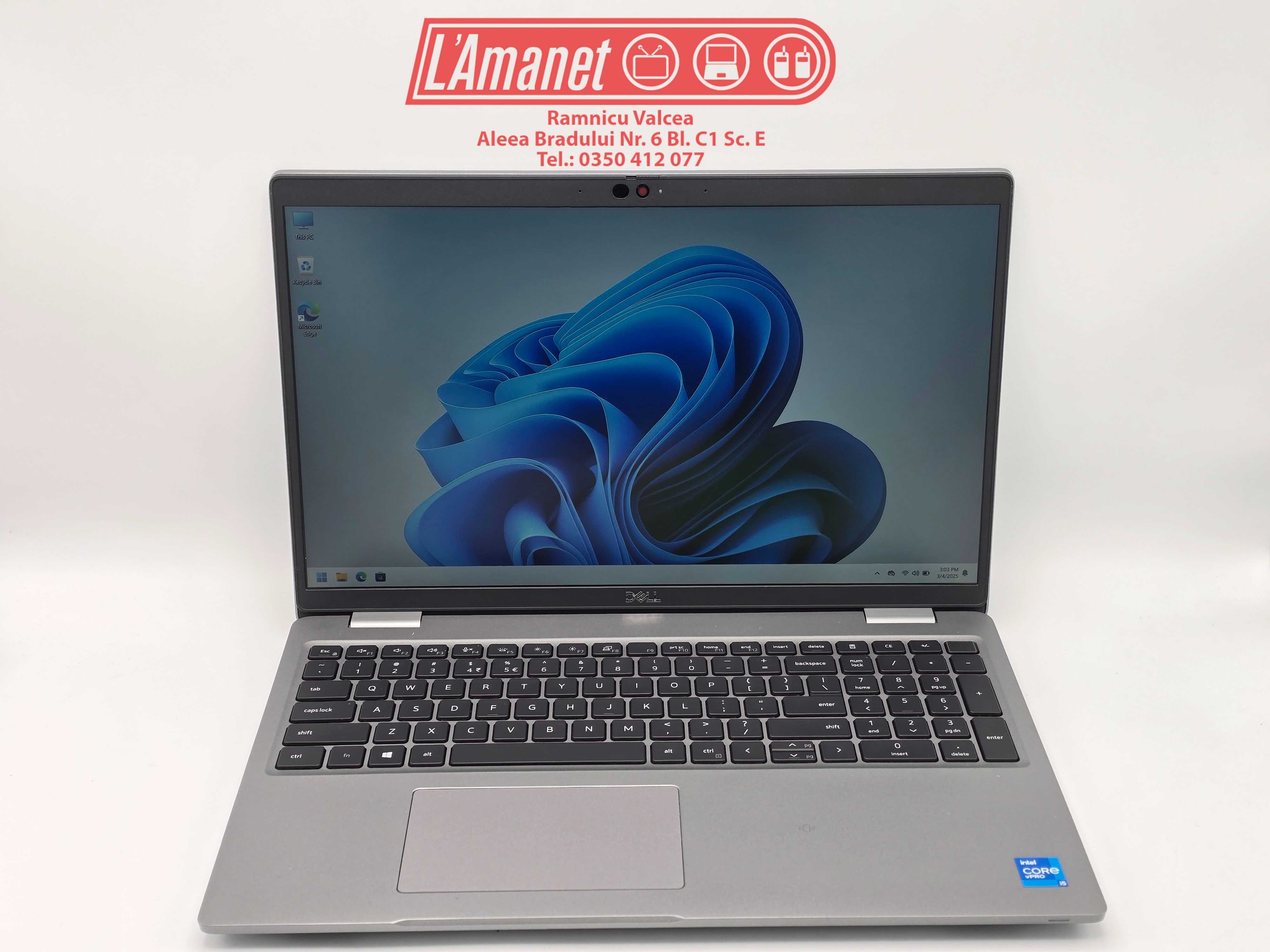 Laptop 15.6" Dell Latitude 5520 i5-1145G7 8Gb Ram 240GB SSD Stare Buna