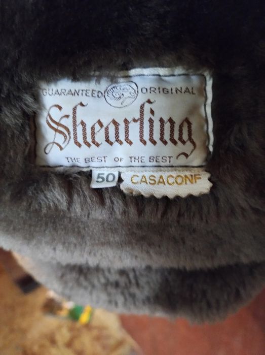 Cojoc Shearling bărbați din blană/piele miel