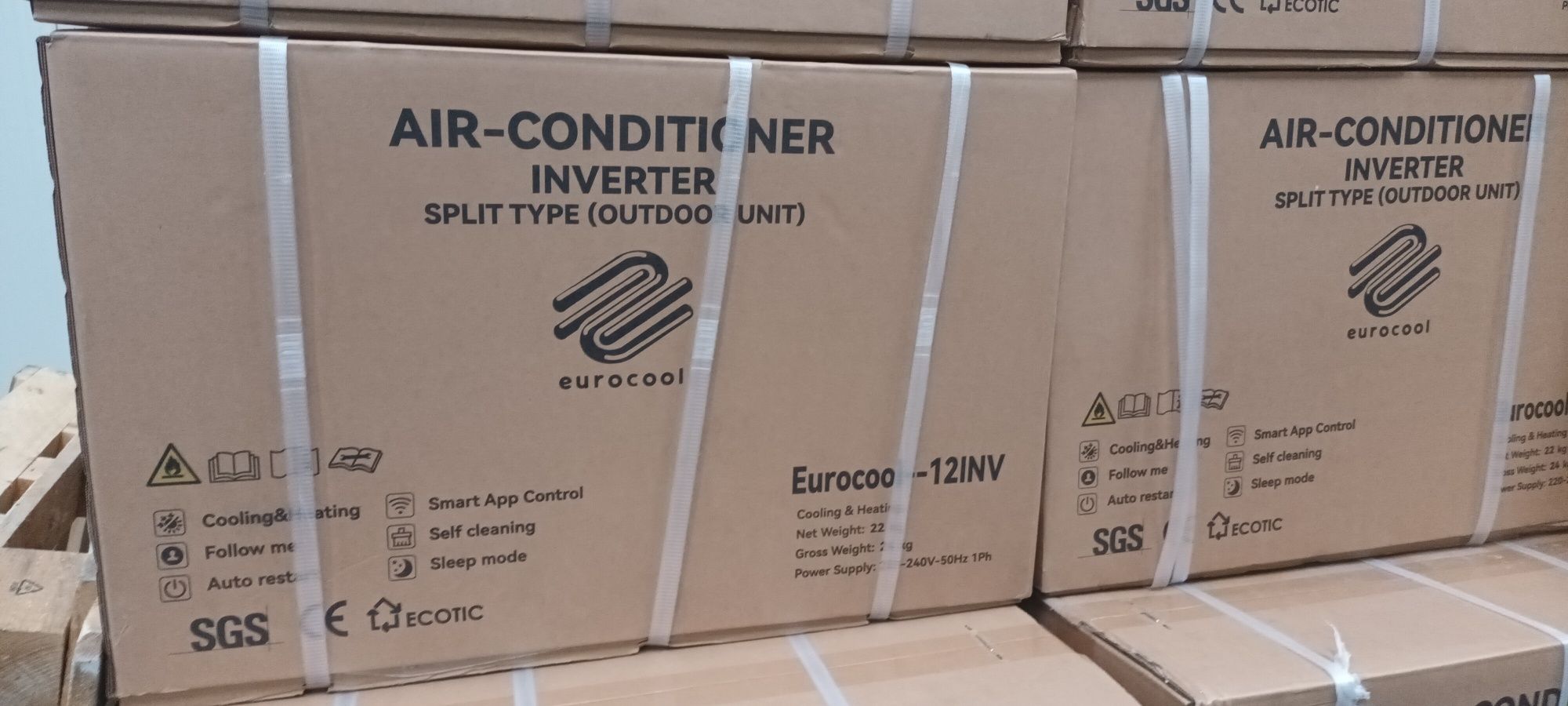 Aparat AC EUROCOOL 12000 BTU/TAC-12CHSD/Inverter+ Wi-Fi