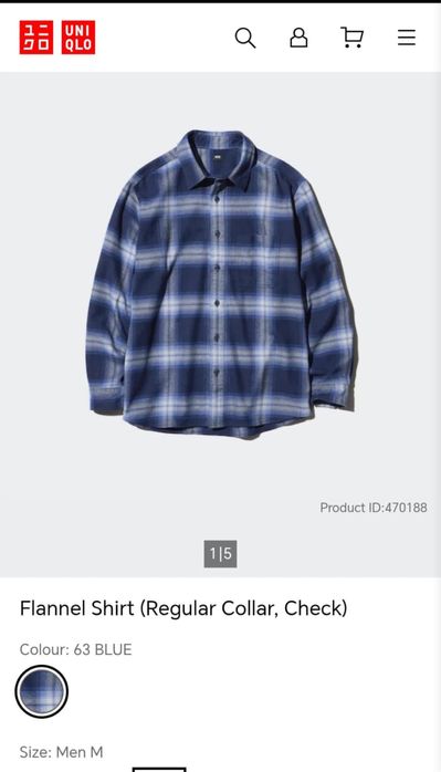 Продам новую рубашку из uniqlo