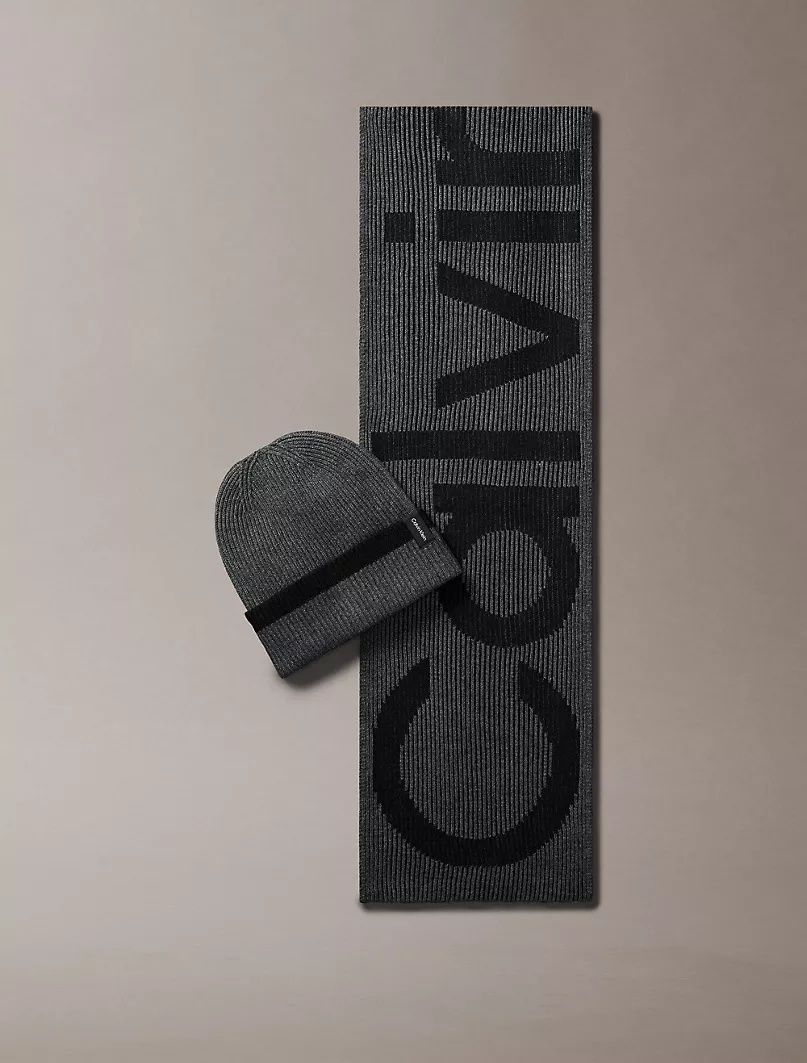 Шарф и шапка Подарочный Набор Calvin Klein