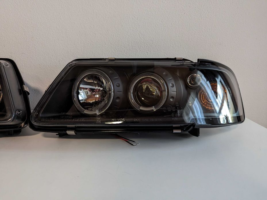 Фарове АУДИ А3 8Л 96-00 ЛЕД AUDI A3 8L LED Angle eyes Тъмни Тунинг
