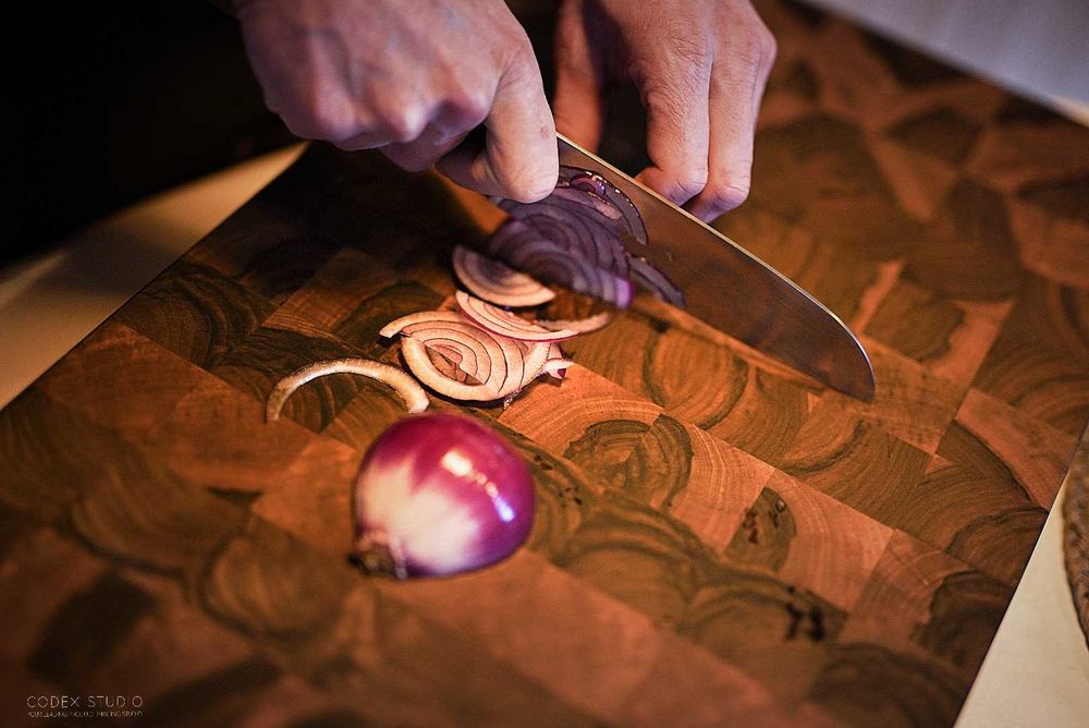 Tocator endgrain din lemn de nuc 50x30x6cm