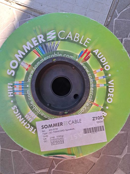 Cablu boxa Sommer cable Twincord 2x1.5