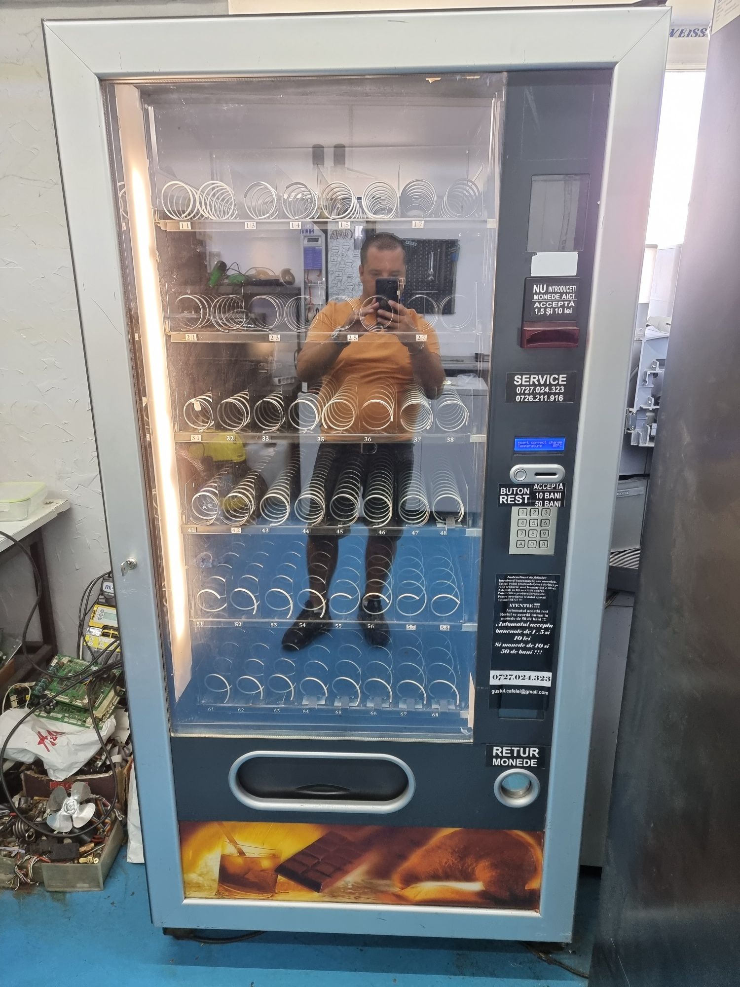 Automat vending/rece/sucuri/snack