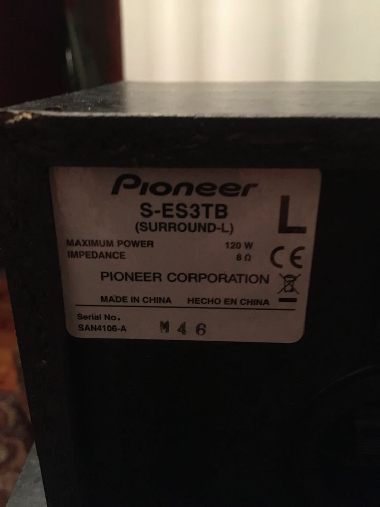 Ресийвър Pioneer VSX-323 + колони Pioneer