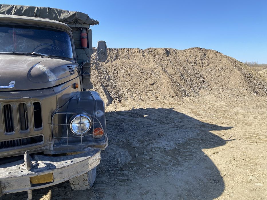 Гравий отсев песок глина щебень