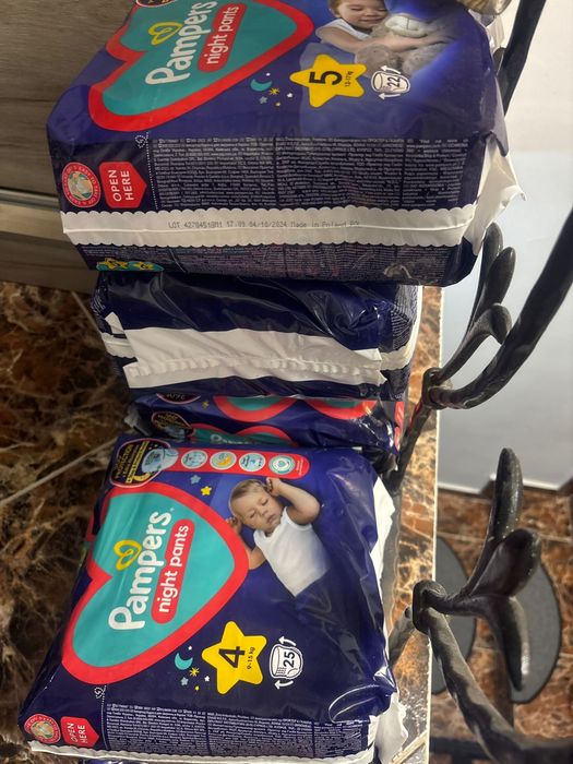 Scutece pampers night 10 pachete