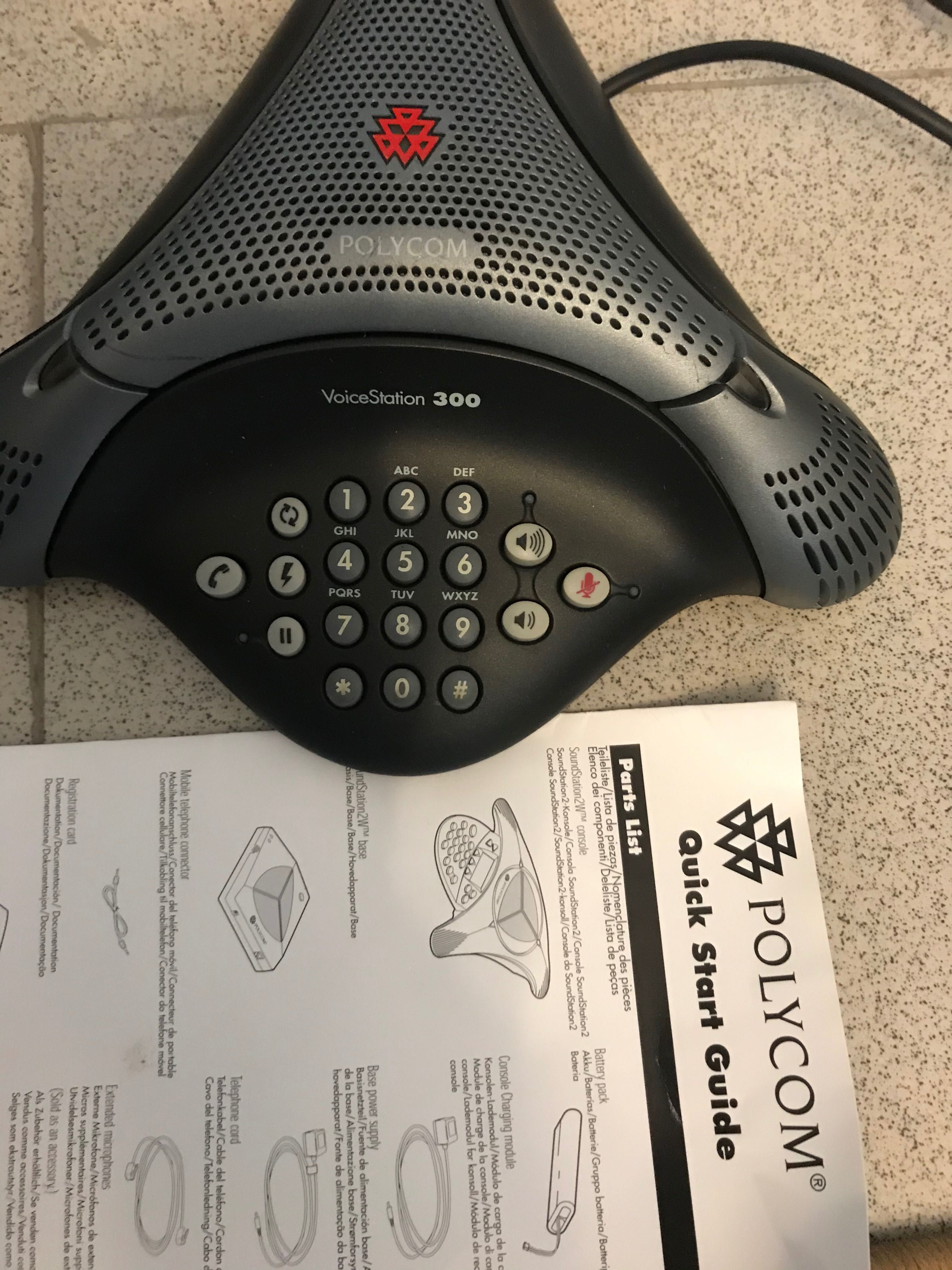 Аудио Конфереции-Polycom voice Station 300