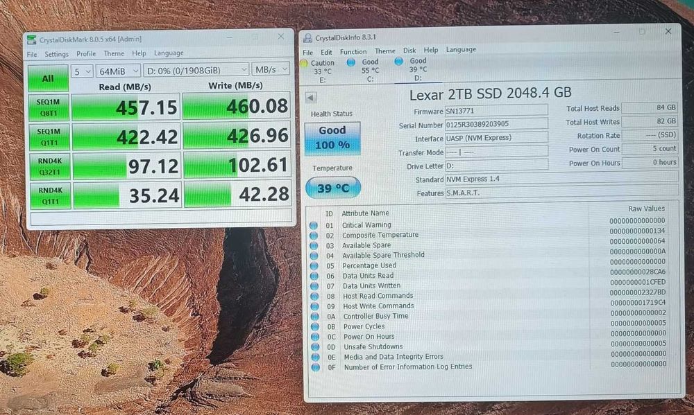 vand ssd extern lexar es3 2tb nou sigilat usb 3/c mac windows smartpho