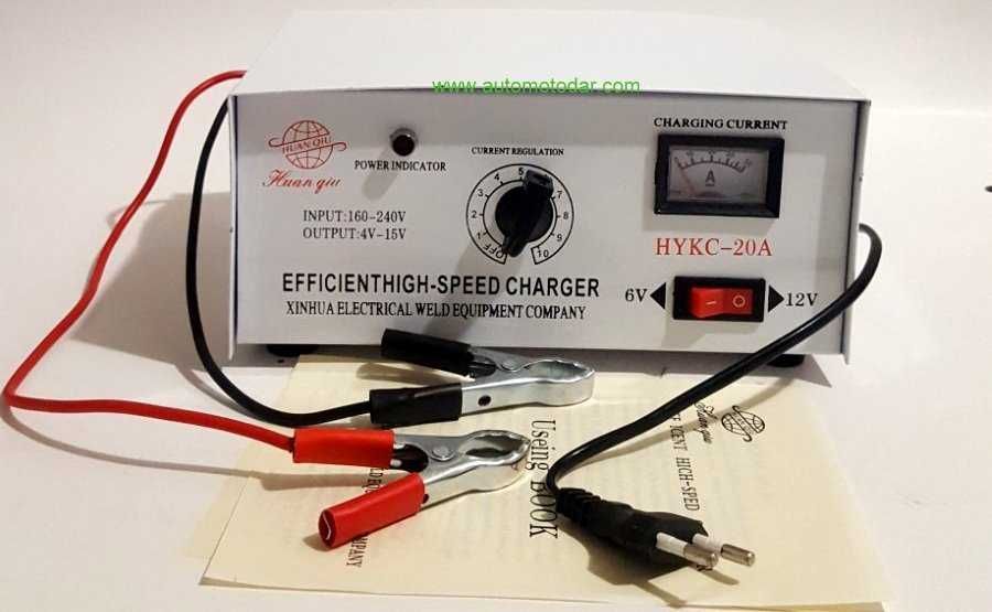 Зарядно за Акумулатор 20 Amp -6/ 12V