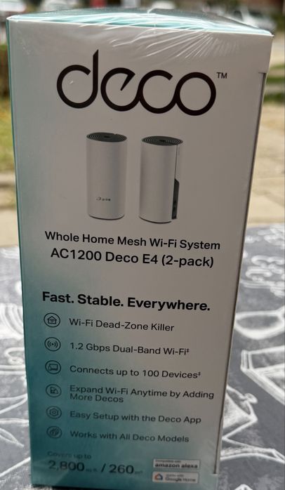 Чисто нови с гаранция TP-Link Deco E4 meah wi-fi