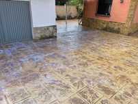 Ideal pavaje decor .Beton amprentat