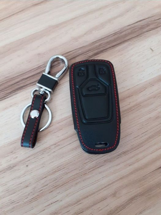 Husa piele pentru cheie Audi A1 A3 A4 A5 A6 A7 A8 Q3 Q5 Q7 TT