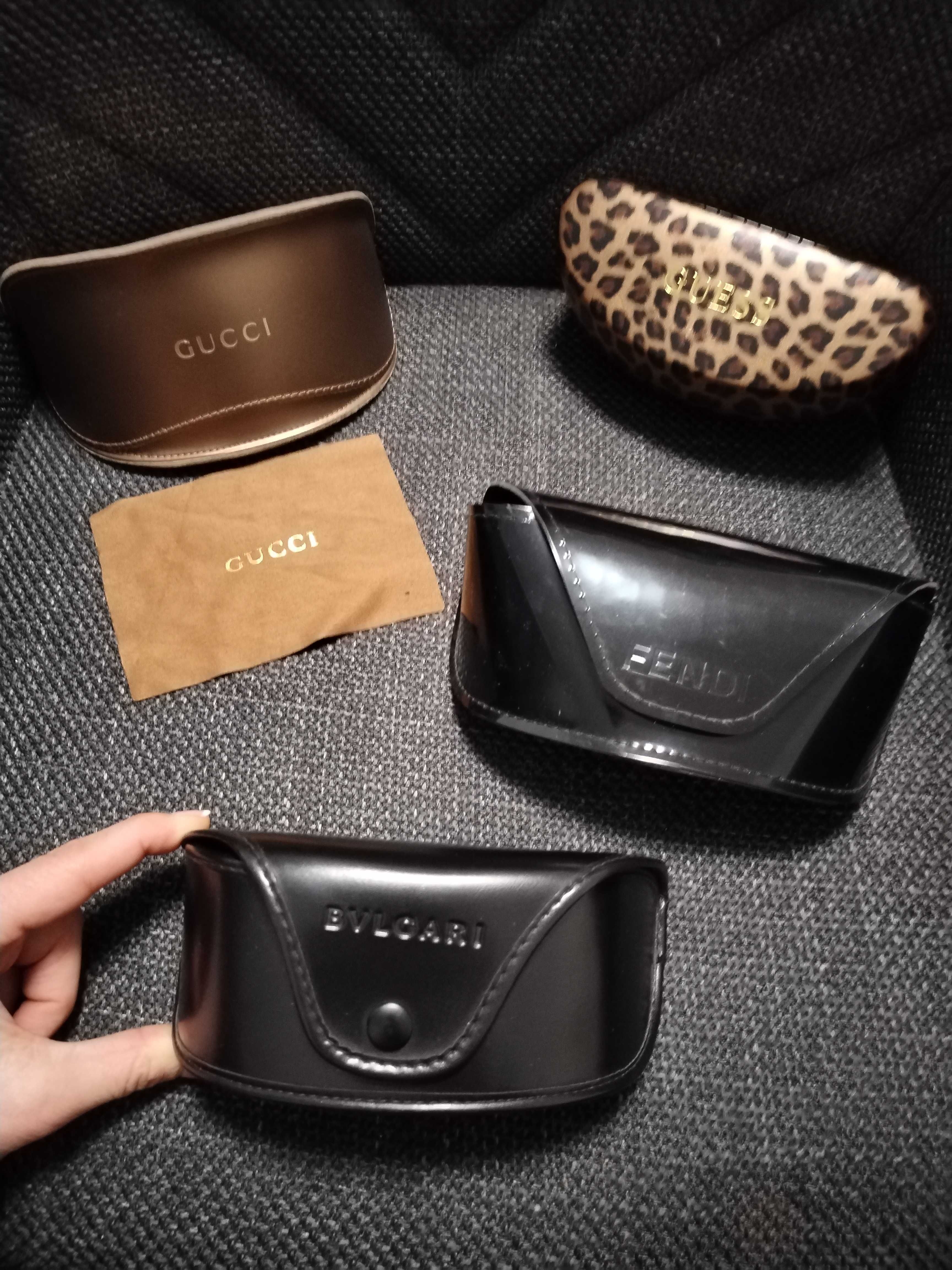 Оригинални нови кутии за слънчеви очила,Gucci,Fendi,Bvlgari,Guess