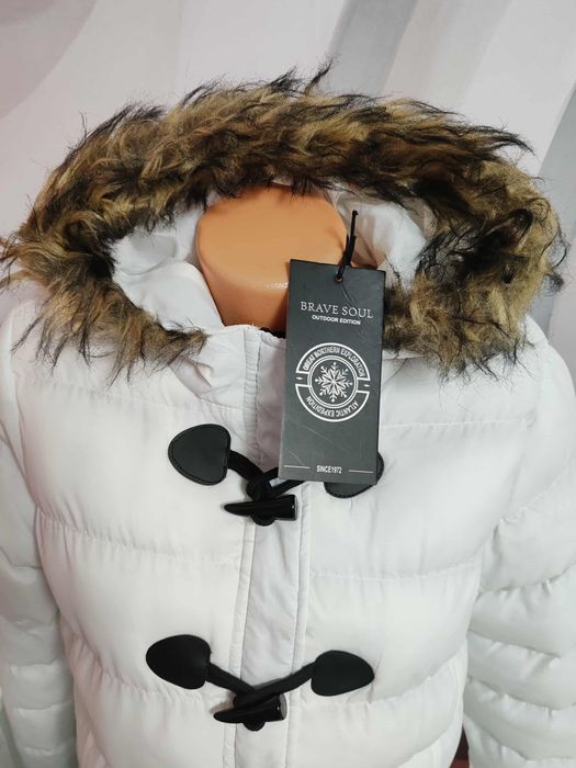 Geaca lunga puffer Brave Soul
